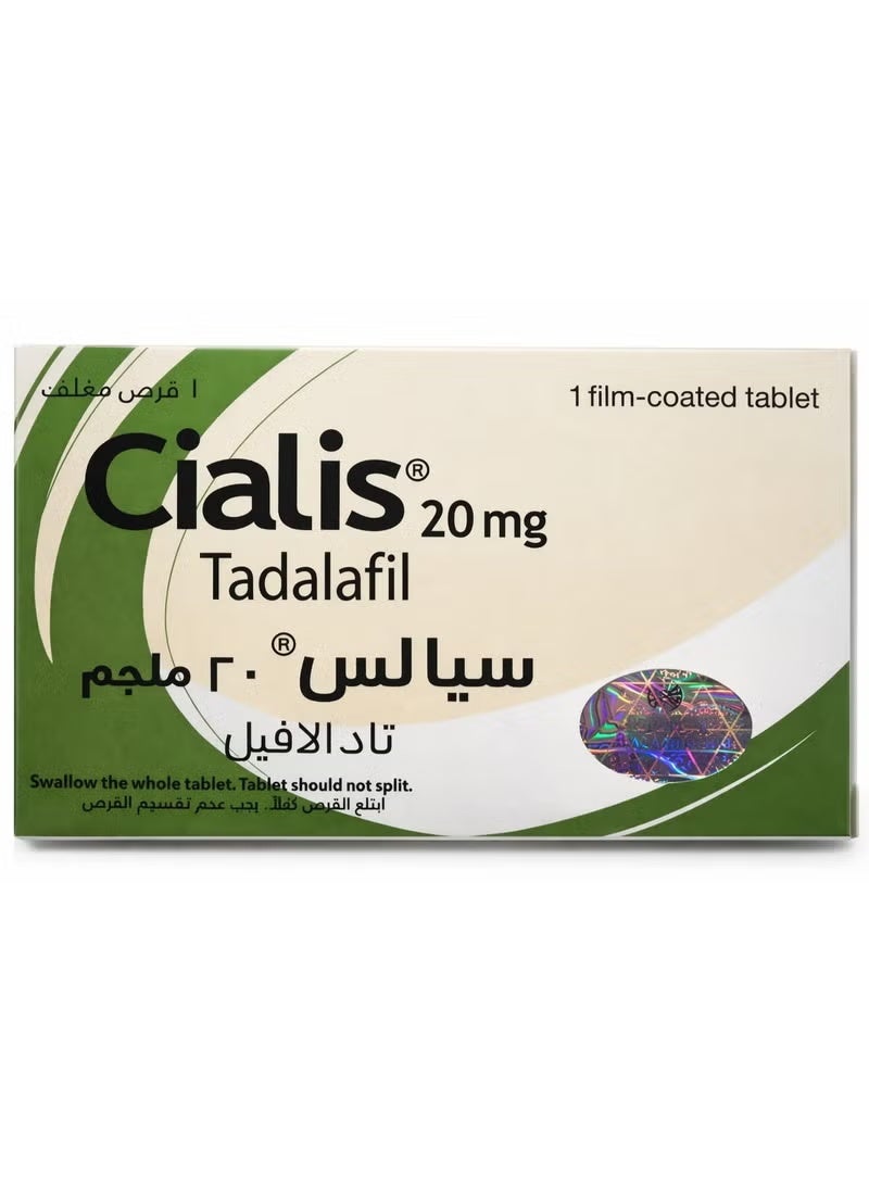 Cialis 20 mg 1 tablet